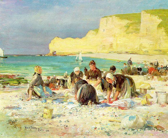 Henry Bacon Etretat, china oil painting image